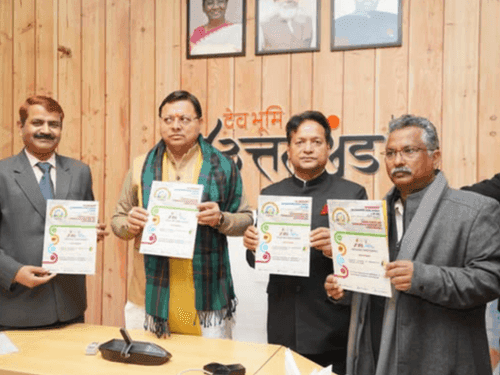 CM Dhami released the poster of agricultural exhibition