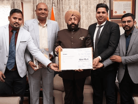 Dean of Hotel Management Department met Governor Gurmit Singh