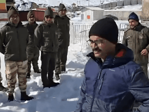 SP Rudraprayag inspected the walking route from Gaurikund to Kedarnath