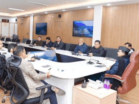 Chief Secretary Mrs. Radha Raturi took the meeting of the Secretary Committee