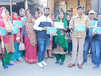 A public awareness program on human trafficking was organized