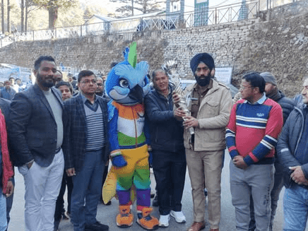 'Mashal' rally of 38th National Games reached Gwaldam