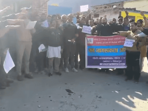 Dehradun Police is creating awareness about the ill effects of drugs