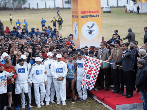10 km race was organized in Survey Stadium