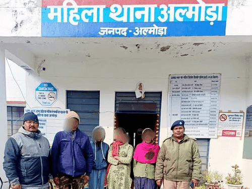 Almora Police rescued two minor girls safely