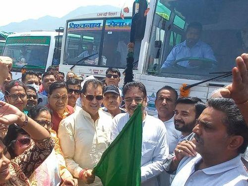 Cabinet Minister Shri Premchand Agrawal and Shri Chandan Ram Das duly inaugurated the Yatra under the aegis of 'Joint Rotation Travel Arrangement Committee'.