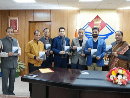 Chief Secretary released the collection of poems written by the Sub-Registrar