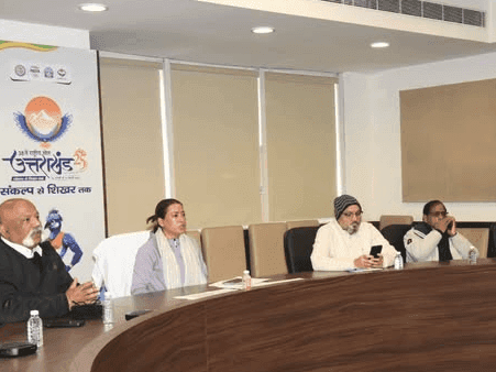 Sports Minister Rekha Arya reviewed the preparations for the National Games