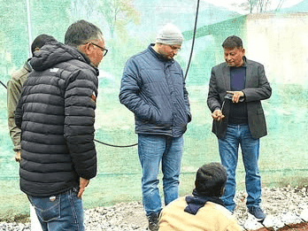 DM Sandeep Tiwari did a field inspection of the State Garden Observatory