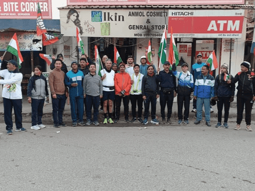 26 kilometer race was organized on the eve of Republic Day