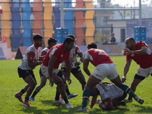 Rugby India President meets CEO of 38th National Games