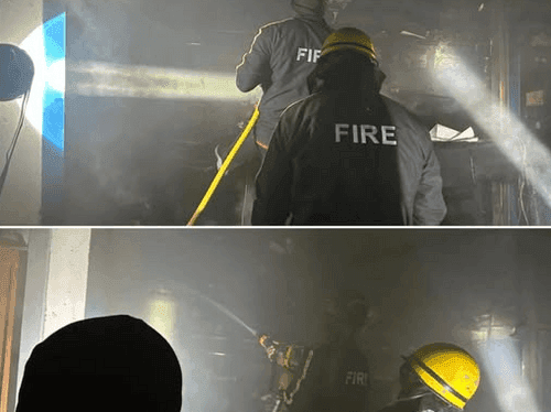 Image for Fire broke out in computer printing press, no casualties