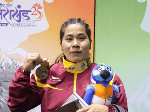 Image for Manipur weightlifter won gold medal