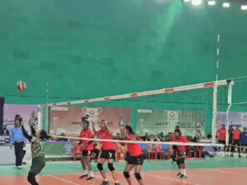 Image for Tamil Nadu made it to the finals of the 38th National Games Volleyball Tournament