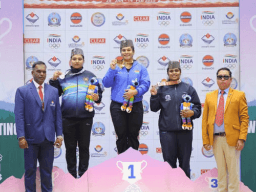 Image for Vanshita Verma won gold medal in weightlifting
