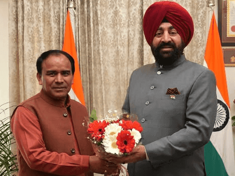 Image for Minister Dr. Dhan Singh Rawat met Governor Gurmit Singh