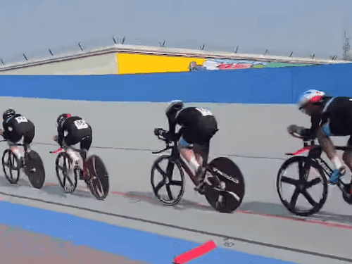 Image for Four competitions were organized in track cycling