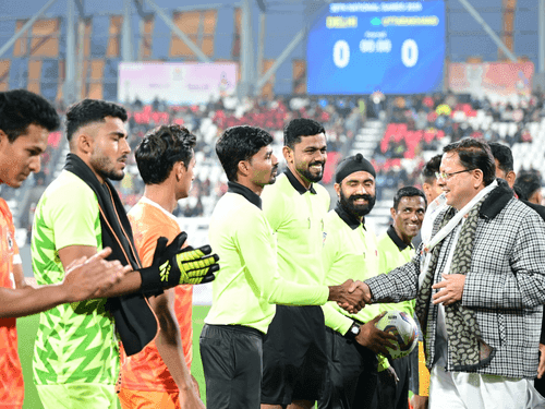 CM Dhami did physical inspection of various arrangements of National Games