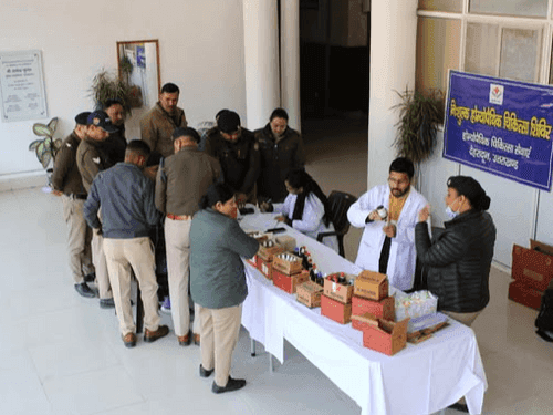 Image for Health camp organized at police headquarters