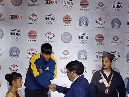 Image for Nivedita Karki of Uttarakhand won gold medal in boxing competition