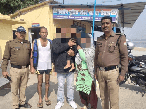 Image for Child fell into the river, rescued by Champawat Police