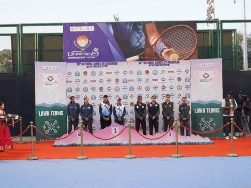 Exciting final match played in lawn tennis competition