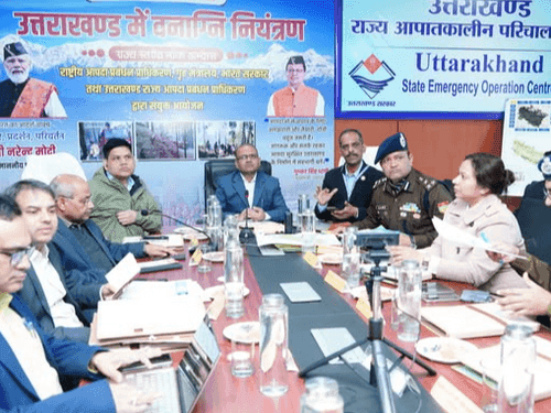 Image for Table top exercise was organized for mock drill