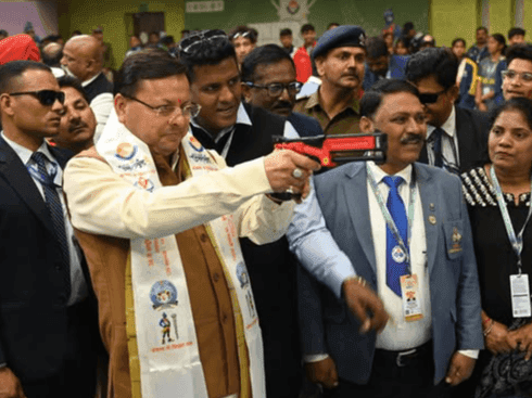 CM Dhami inspected various arrangements for the National Games