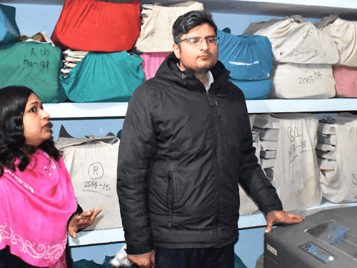 DM Sandeep Tiwari did the annual inspection of the district treasury