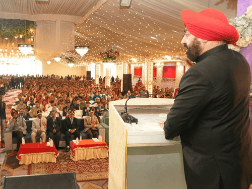 Governor Gurmit Singh participated in the mega rally of ex-servicemen