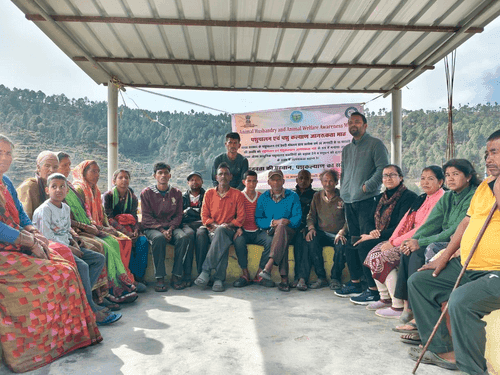 Image for A one day camp was organized in village Taswad
