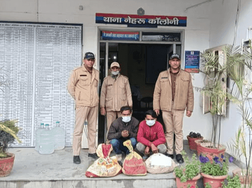 Image for Doon Police arrested two accused of stealing electric wires