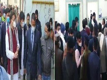 CM Dhami inspected Sushila Tiwari Hospital and Covid Hospital in Haldwani