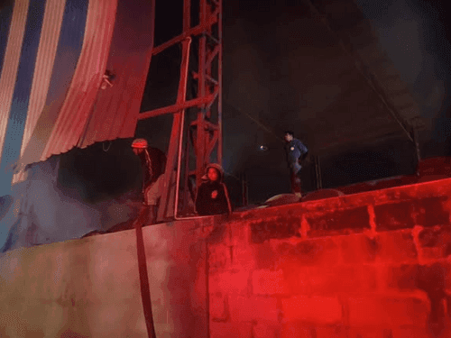 Image for Fire broke out in Agro Industry Rice Mill, Fire Service brought it under control