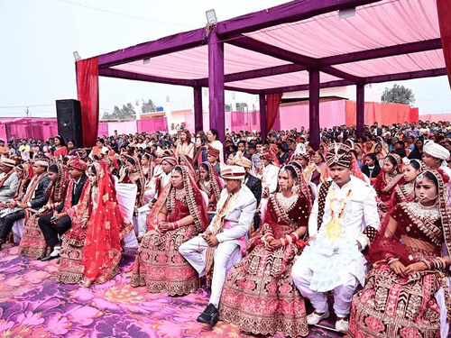 Image for CM participated in mass marriage program on the occasion of Mahashivratri
