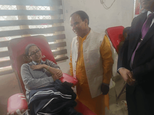 Image for Cabinet Minister Dr. Dhan Singh Rawat participated in the blood donation camp