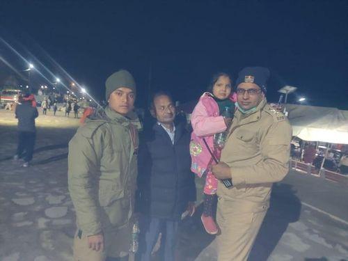 Uttarakhand Police reunites and separated Avaya from her family members
