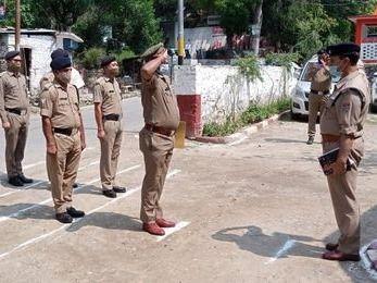 Quarterly inspection of fire station Bageshwar done by Deputy Superintendent of Police Bageshwar