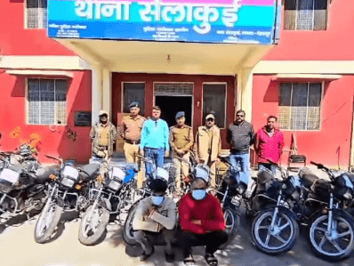 Image for 22 accused arrested with stolen two-wheeler
