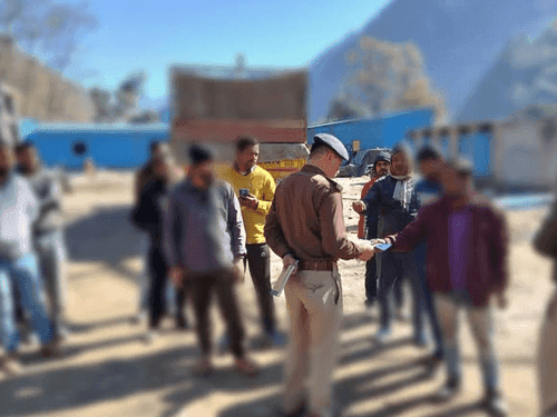 Image for Verification campaign conducted by Pithoragarh Police