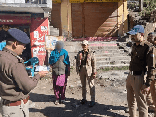Verification campaign conducted by Pithoragarh Police