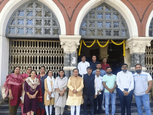 Image for Cabinet Minister Dr Rawat visited Gujarat Arts and Science College