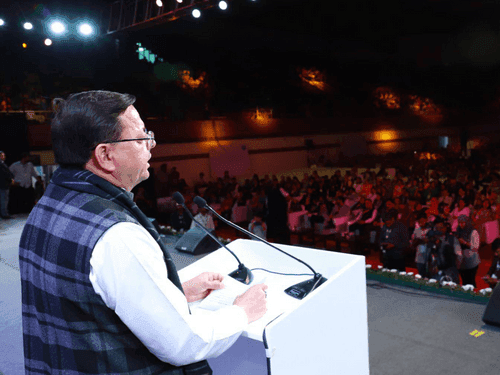 Image for CM Dhami participated in Direct Selling Women Entrepreneurship Summit 2025