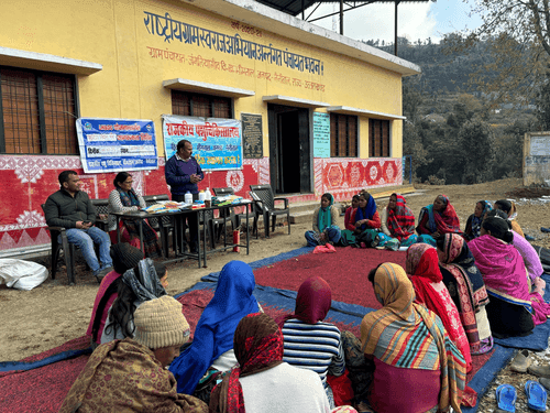 Awareness camp was organized in Jangalia village