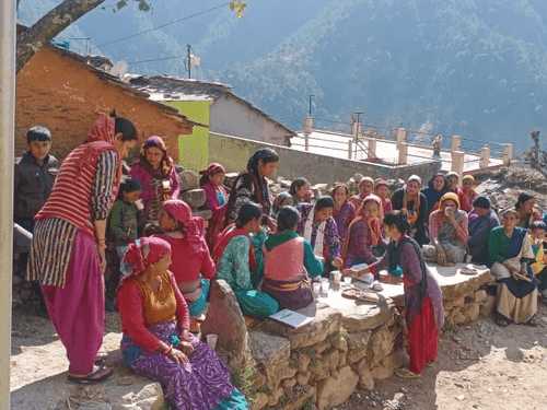 Awareness seminar was organized in village Chiledi