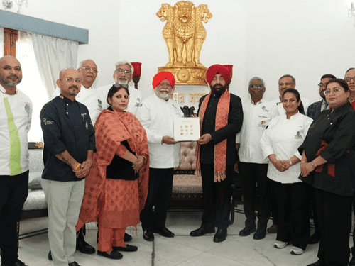 The officials of the Indian Culinary Federation met the Governor