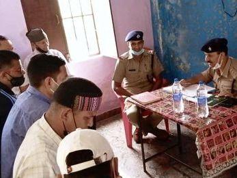 Image for A surprise inspection of police station Baijnath / Thana Kausani was done by the Deputy Superintendent of Police, Sir Bageshwar.