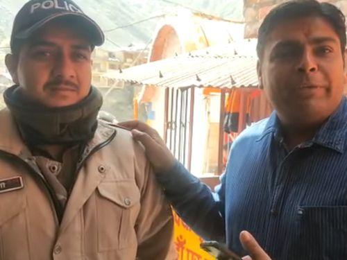 Devotees are happy with the service of policemen