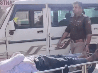 Image for Haridwar Police became an angel for the injured bike rider