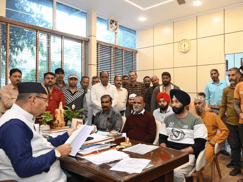 Image for Officers and members met Cabinet Minister Ganesh Joshi